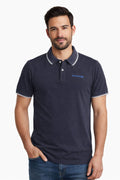 Polo Hombre Azul Navy Algodón Premium