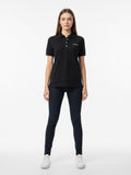 POLO MUJER NEGRO ASABACHE