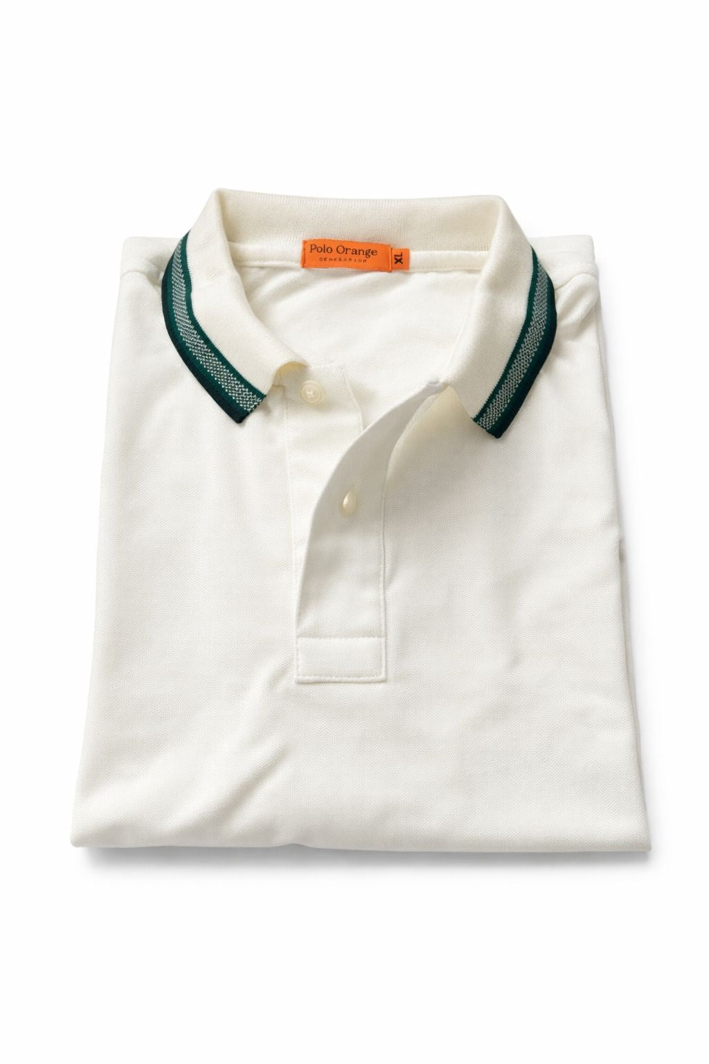 Polo Hombre Crema Claro Diseño en Cuello y Puños | Algodón Pima Peruano