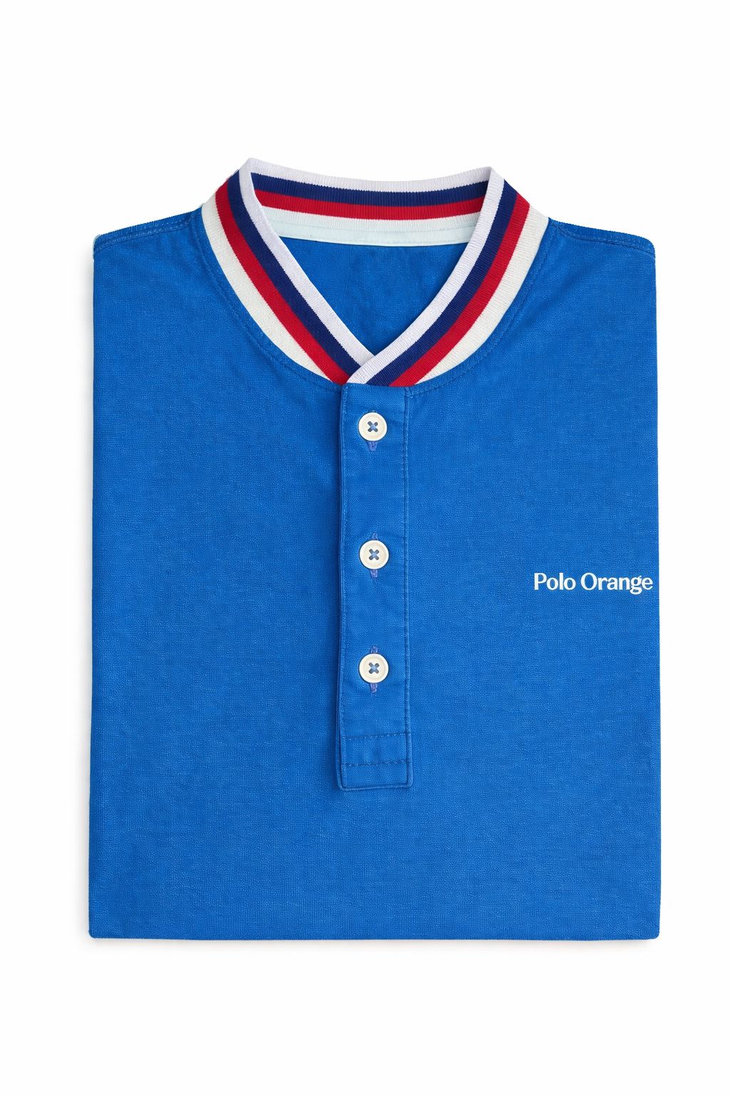 Polo Hombre Harley Azul Rey Cuello Combinado Algodón Pima Peruano
