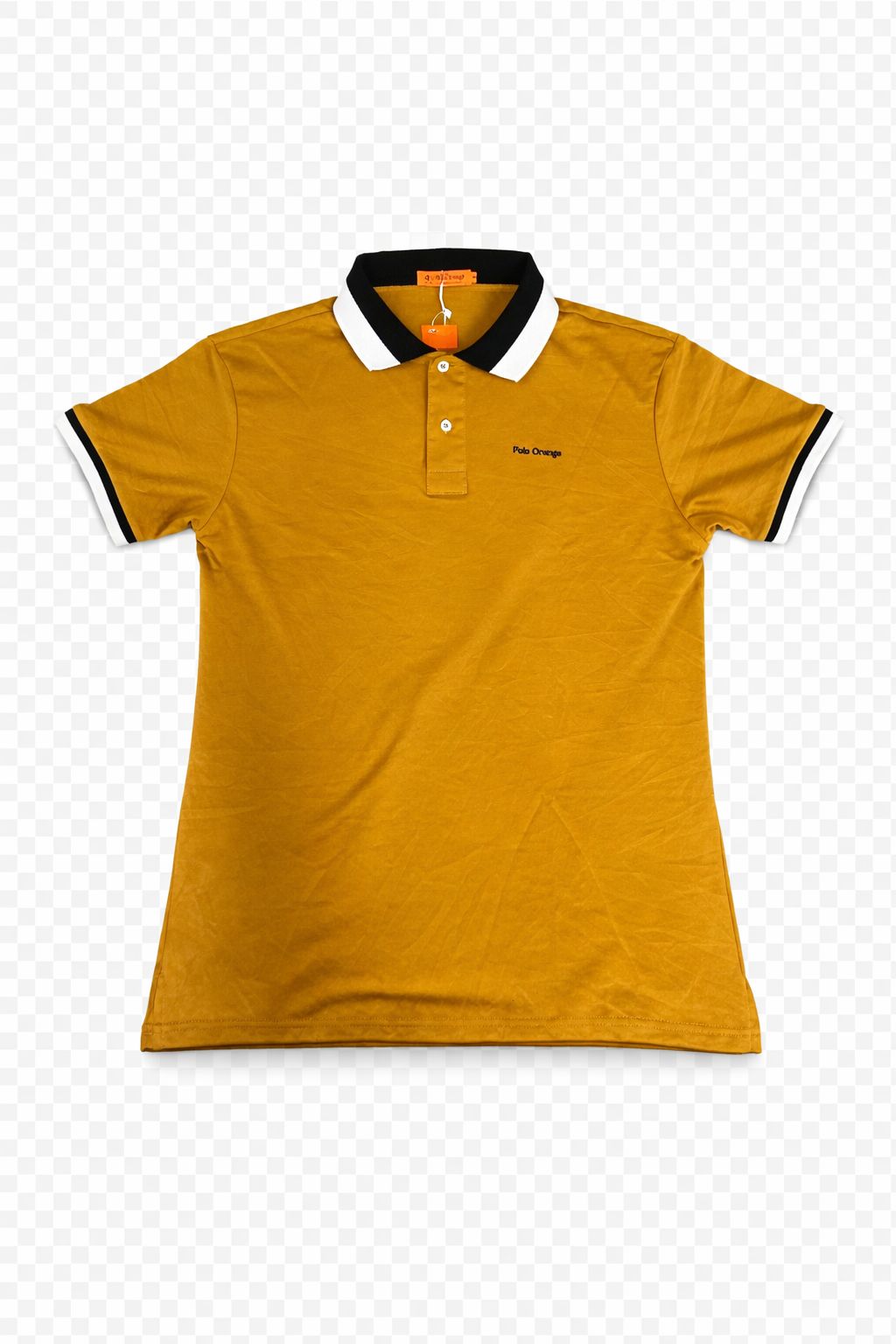 Polo Hombre Mostaza Medio Algodón Pima Peruano