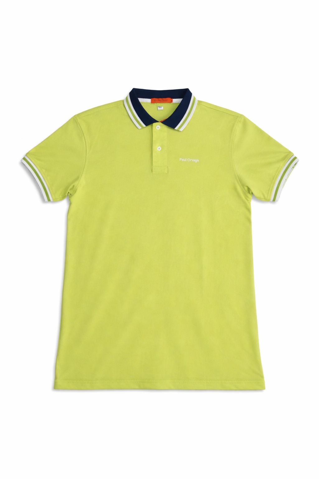 Polo Hombre Verde Manzana Cuello Diseñado Algodón Pima Peruano