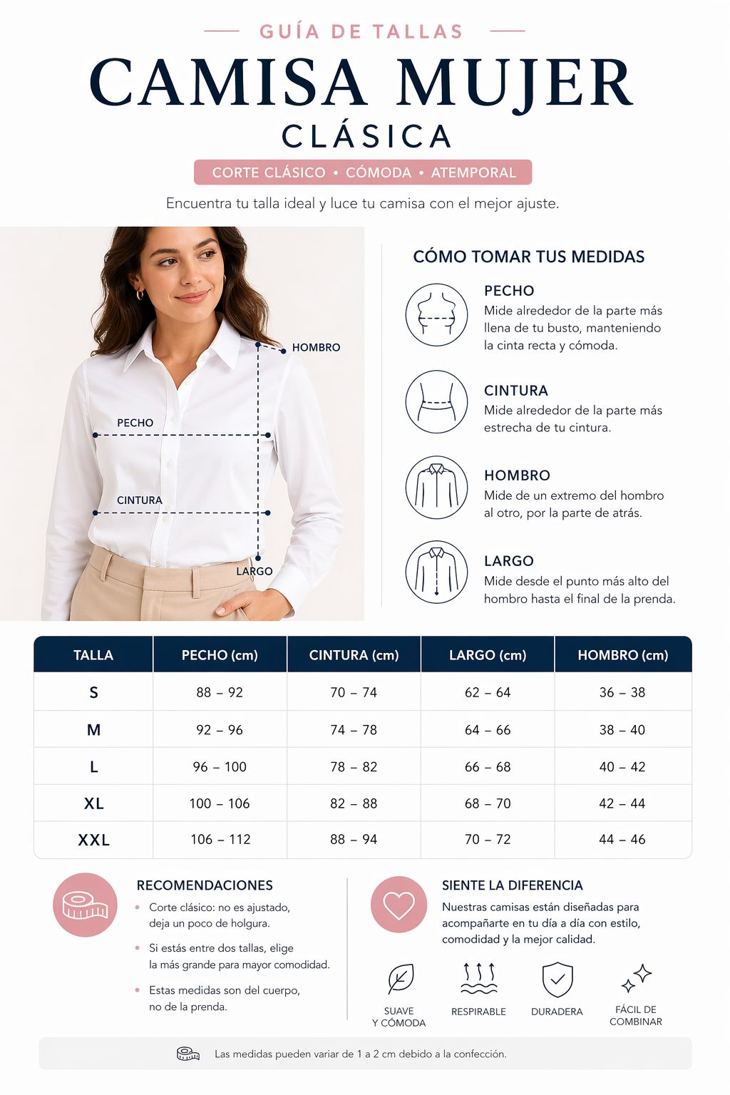 CAMISA MUJER AZUL CIELO