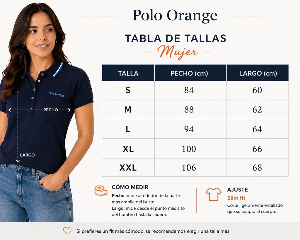 POLO MUJER NEGRO ASABACHE