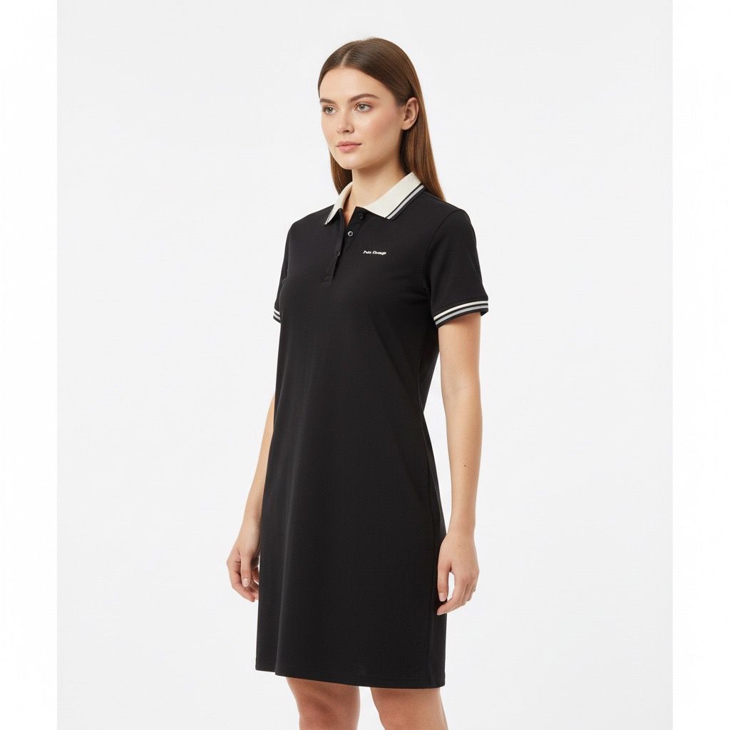 VESTIDO MUJER DEPORTIVO NEGRO ASABACHE