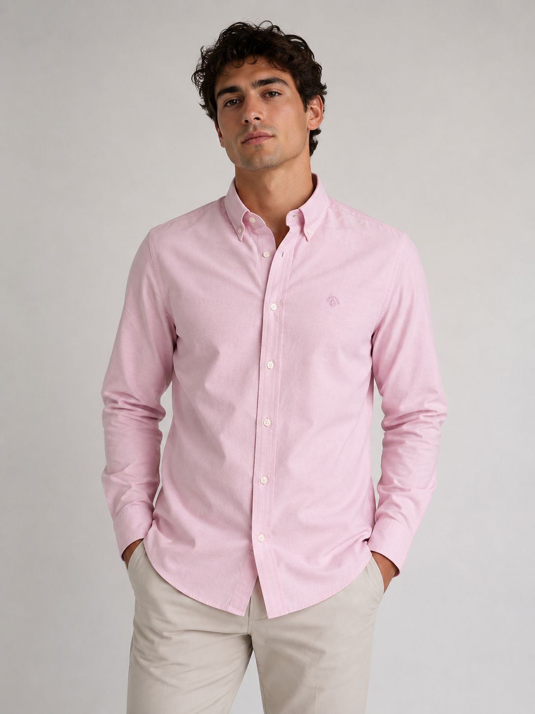 CAMISA PARA HOMBRE ROSADO PALIDO
