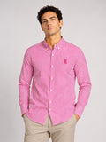 CAMISA HOMBRE RAYA FUCSIA