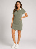 Vestido Mujer Color Pistacho Algodón Premium