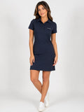 Vestido Mujer Azul Algodón Tela Fría