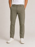 Dril Hombre Verde Medio Slim Fit Tiro Medio