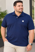Polo Hombre Azul Día Algodón Peruano