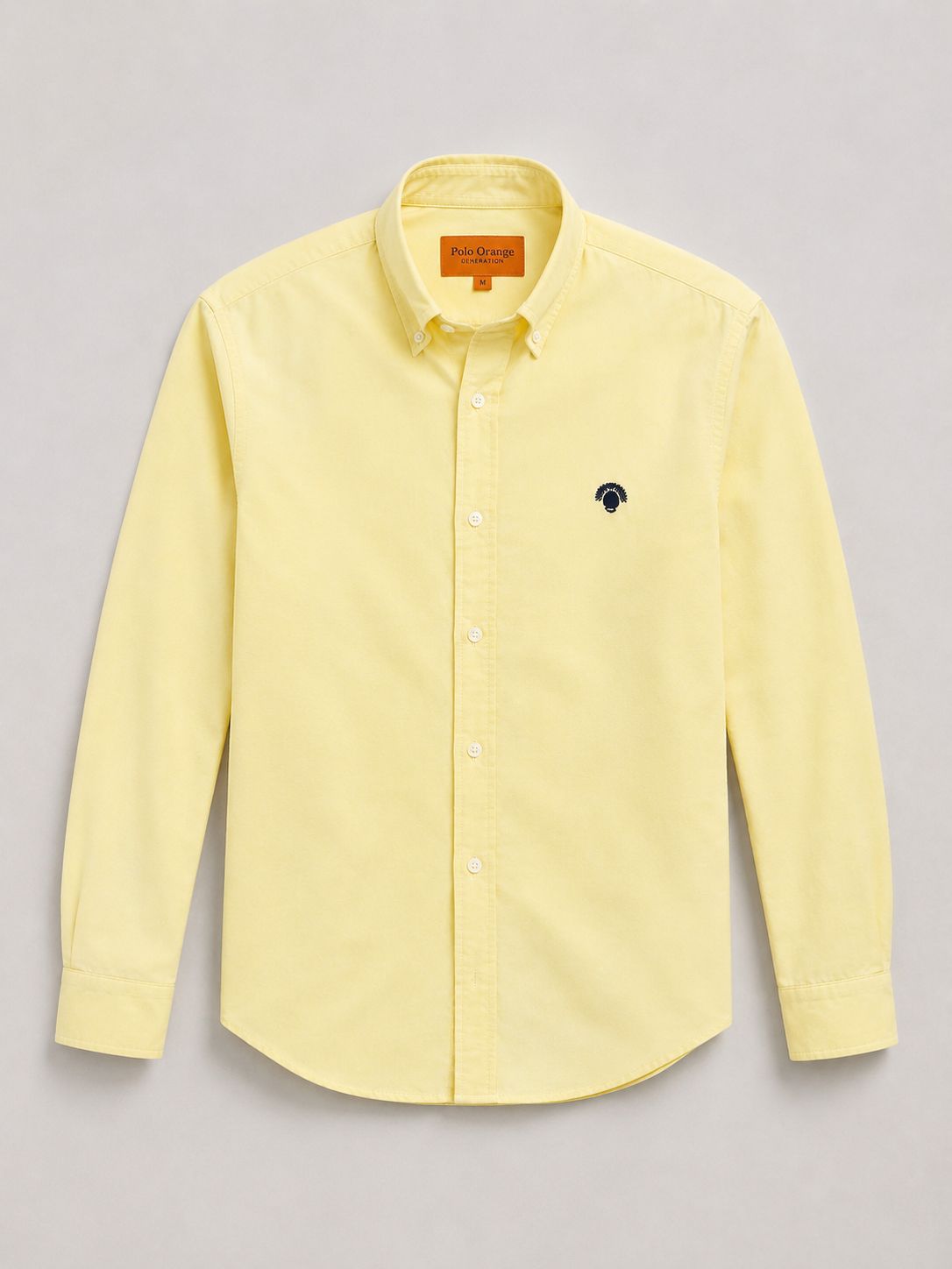 CAMISA PARA HOMBRE AMARILLA CLARA