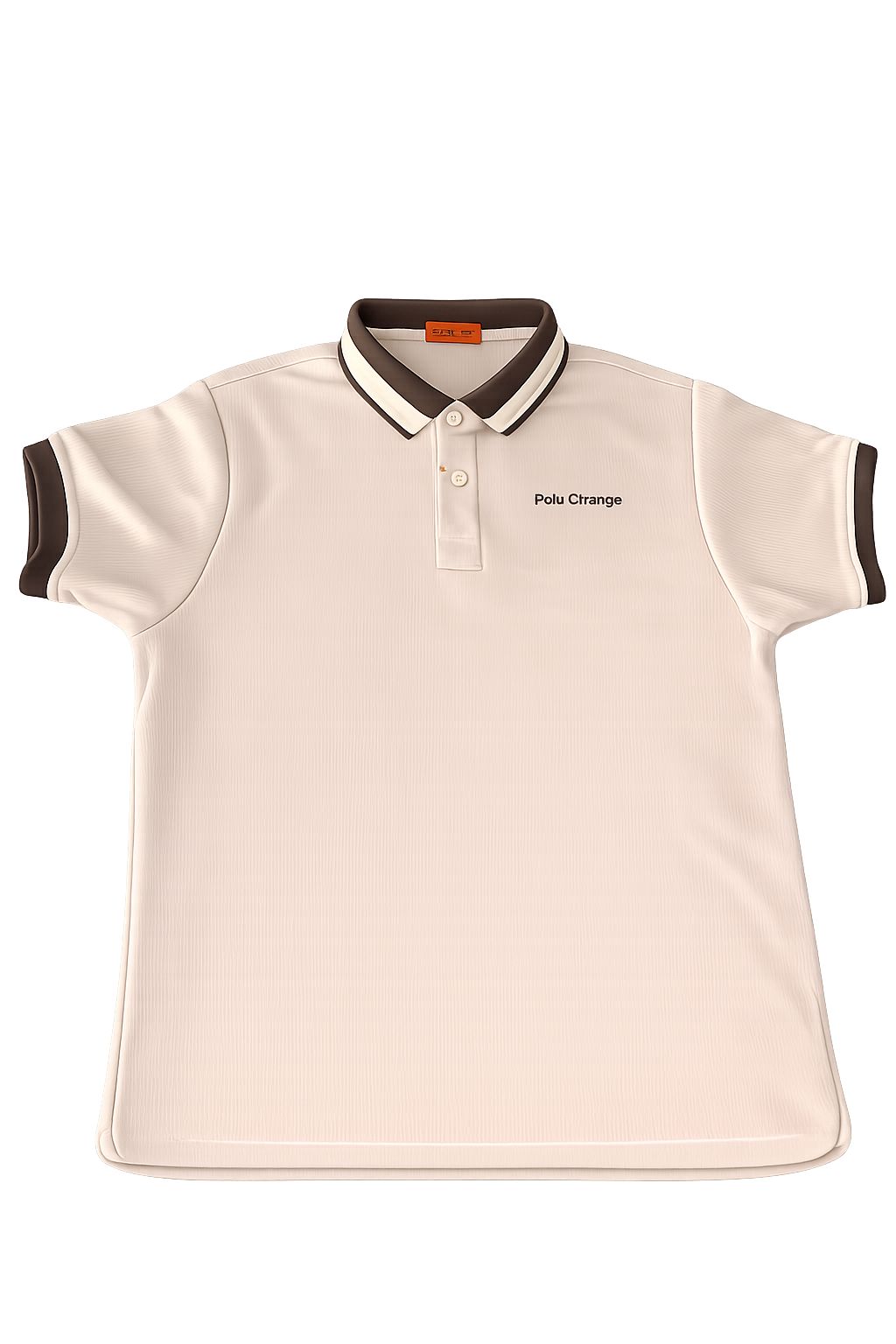 Polo Hombre Capuchino Diseño en Cuello y Mangas | Algodón Premium