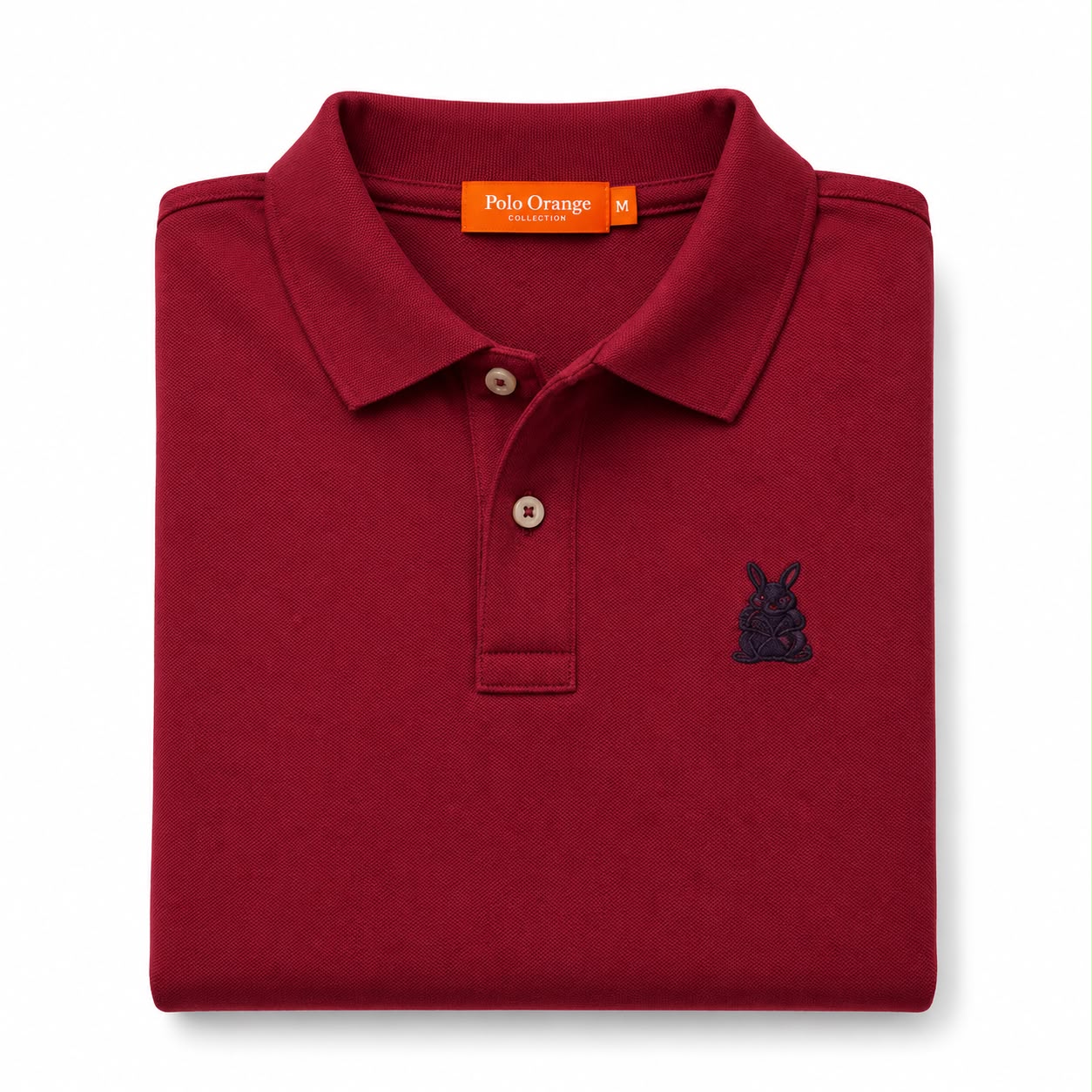 Polo Hombre Vino Tinto Unicolor – Algodón Pima Peruano