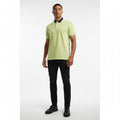 Polo Hombre Verde Manzana Cuello Diseñado Algodón Pima Peruano